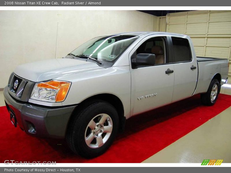 Radiant Silver / Almond 2008 Nissan Titan XE Crew Cab