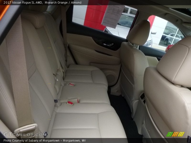 Monarch Orange / Almond 2017 Nissan Rogue SL AWD