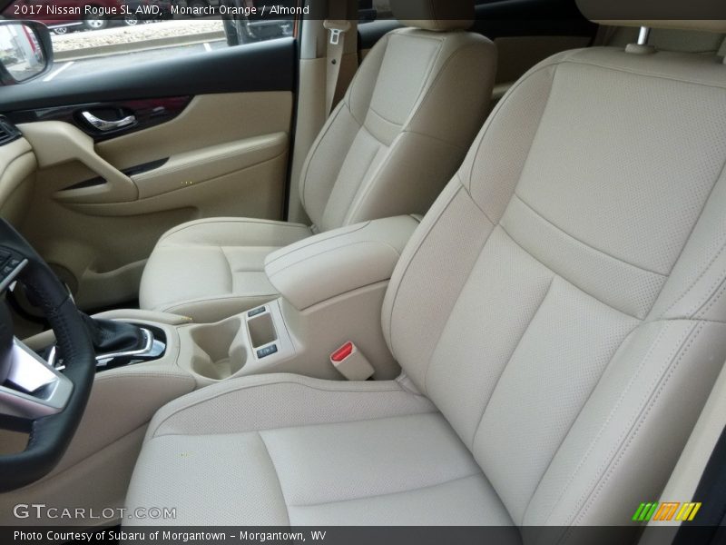 Monarch Orange / Almond 2017 Nissan Rogue SL AWD