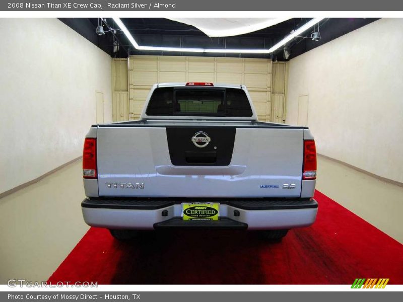 Radiant Silver / Almond 2008 Nissan Titan XE Crew Cab