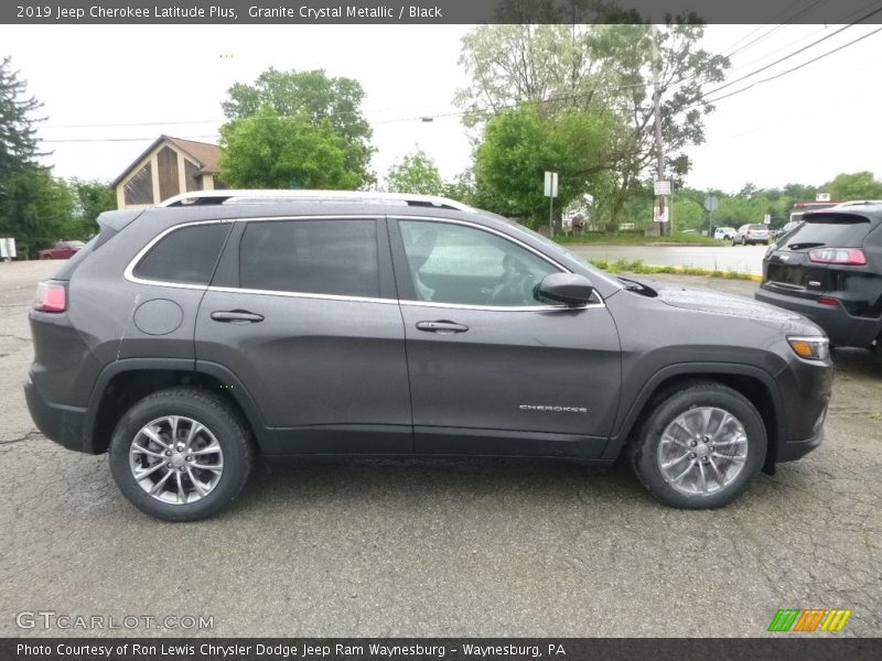 Granite Crystal Metallic / Black 2019 Jeep Cherokee Latitude Plus