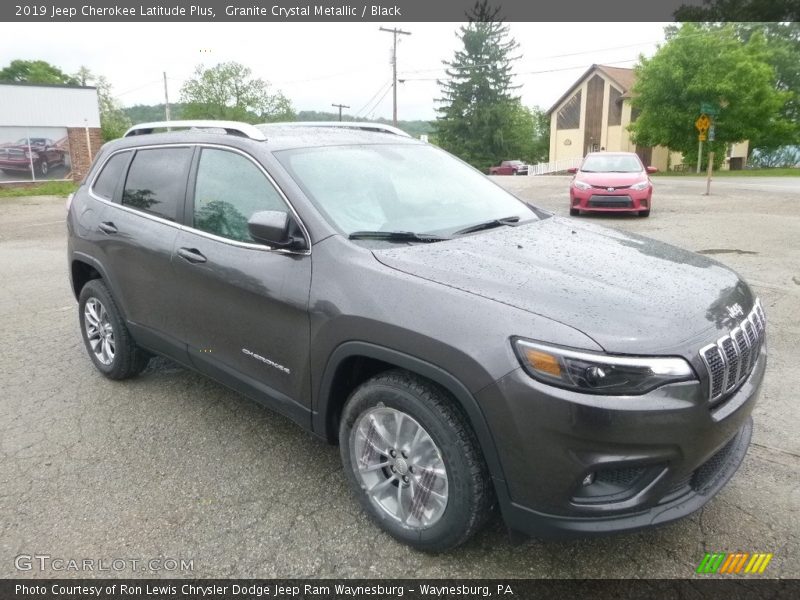 Granite Crystal Metallic / Black 2019 Jeep Cherokee Latitude Plus