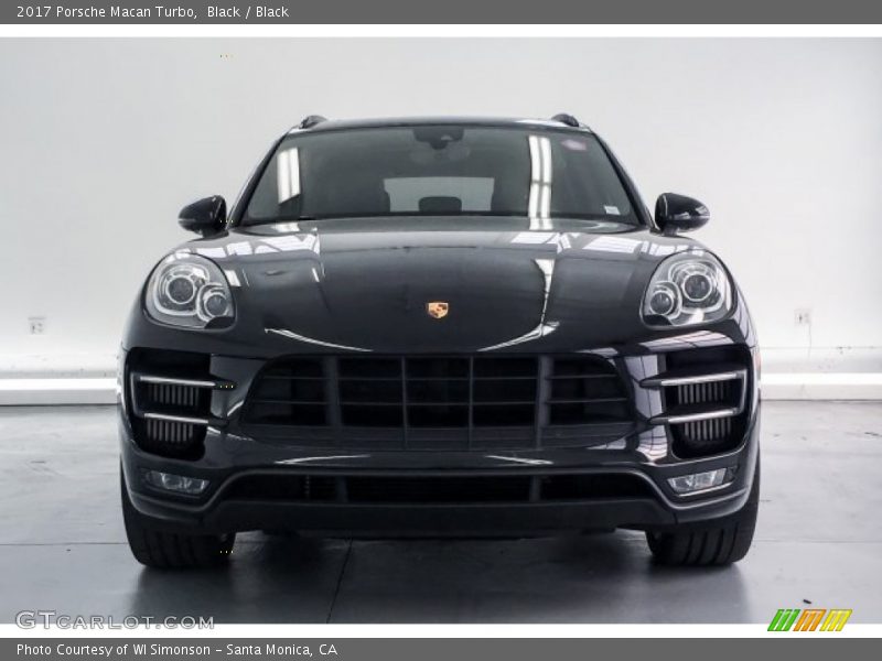 Black / Black 2017 Porsche Macan Turbo
