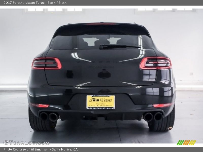 Black / Black 2017 Porsche Macan Turbo