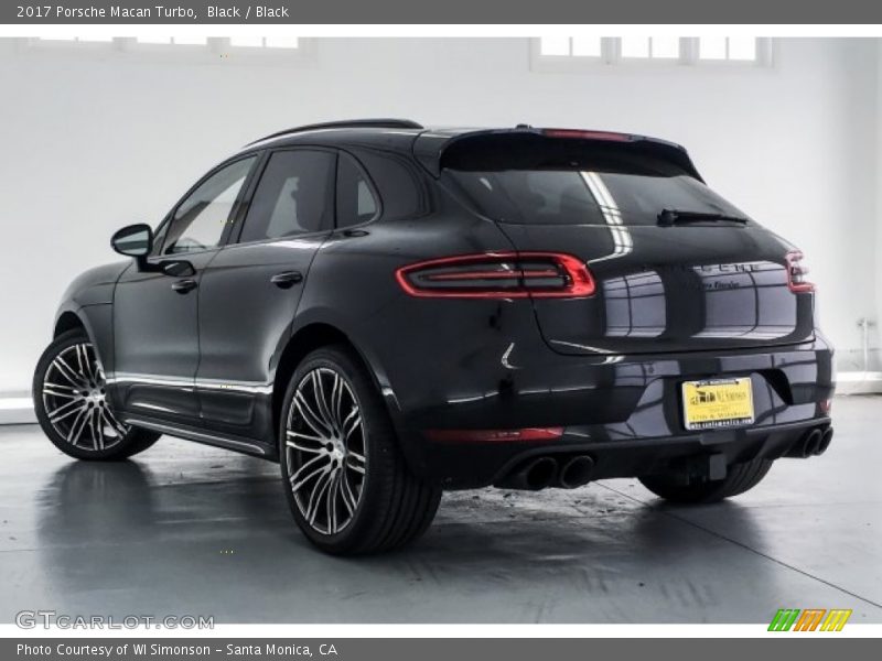 Black / Black 2017 Porsche Macan Turbo