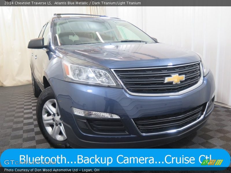Atlantis Blue Metallic / Dark Titanium/Light Titanium 2014 Chevrolet Traverse LS