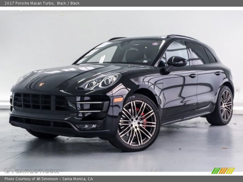 Black / Black 2017 Porsche Macan Turbo