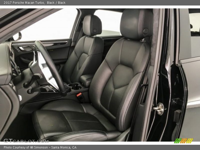 Black / Black 2017 Porsche Macan Turbo
