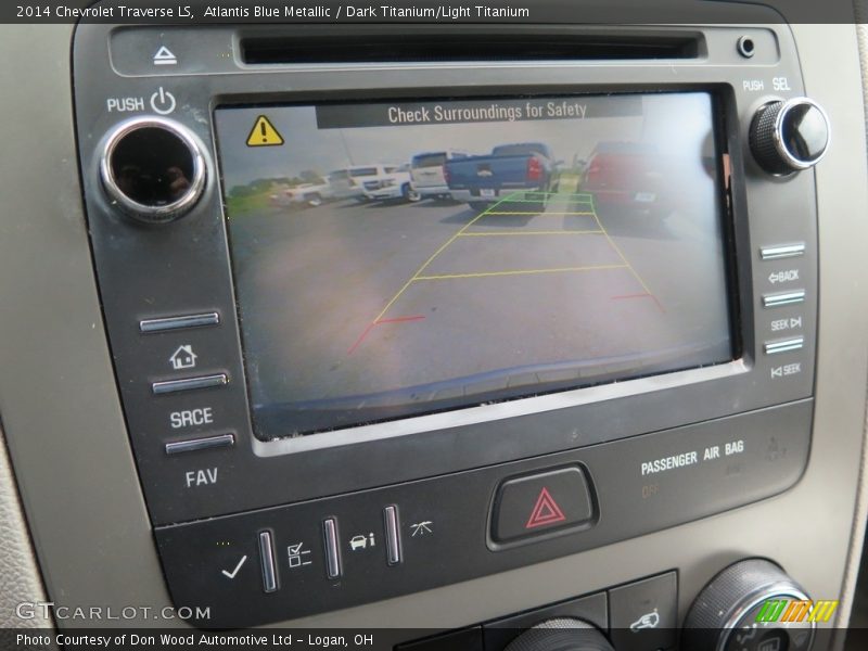 Atlantis Blue Metallic / Dark Titanium/Light Titanium 2014 Chevrolet Traverse LS