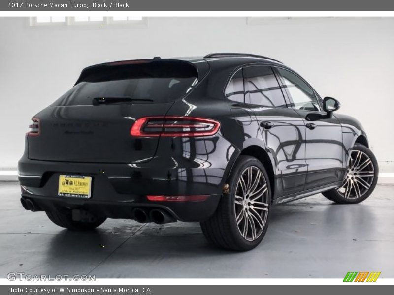 Black / Black 2017 Porsche Macan Turbo