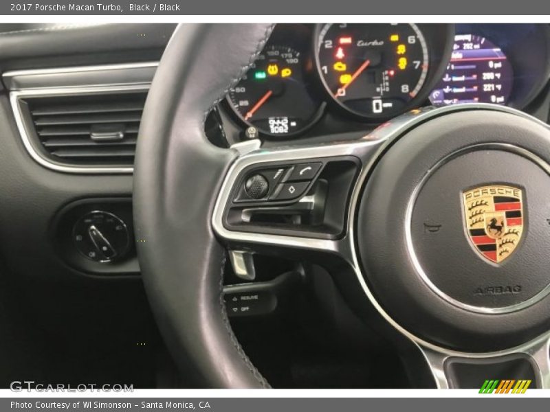 Black / Black 2017 Porsche Macan Turbo