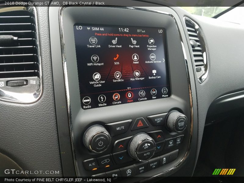 DB Black Crystal / Black 2018 Dodge Durango GT AWD