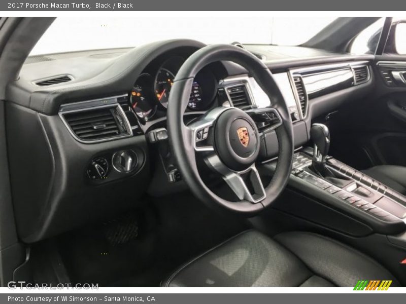 Black / Black 2017 Porsche Macan Turbo