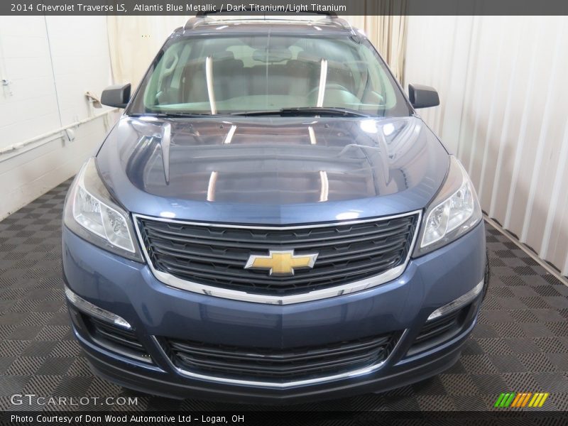Atlantis Blue Metallic / Dark Titanium/Light Titanium 2014 Chevrolet Traverse LS