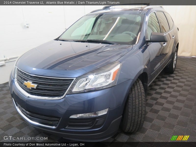 Atlantis Blue Metallic / Dark Titanium/Light Titanium 2014 Chevrolet Traverse LS