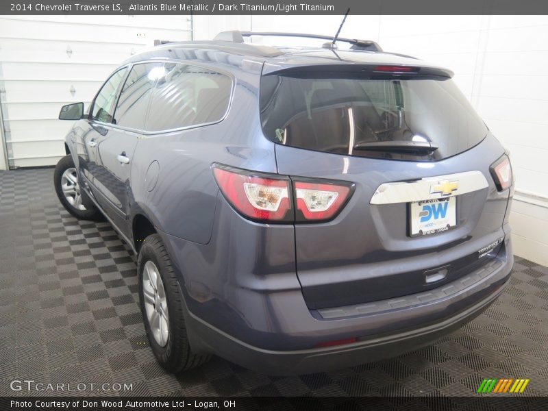Atlantis Blue Metallic / Dark Titanium/Light Titanium 2014 Chevrolet Traverse LS