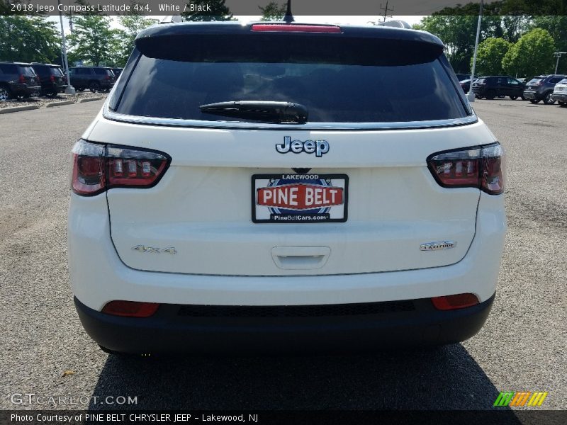 White / Black 2018 Jeep Compass Latitude 4x4