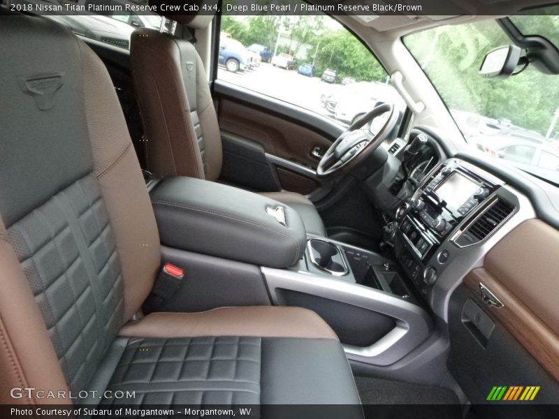 Front Seat of 2018 Titan Platinum Reserve Crew Cab 4x4
