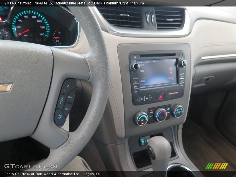 Atlantis Blue Metallic / Dark Titanium/Light Titanium 2014 Chevrolet Traverse LS