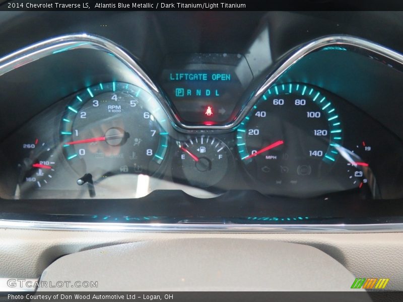 Atlantis Blue Metallic / Dark Titanium/Light Titanium 2014 Chevrolet Traverse LS