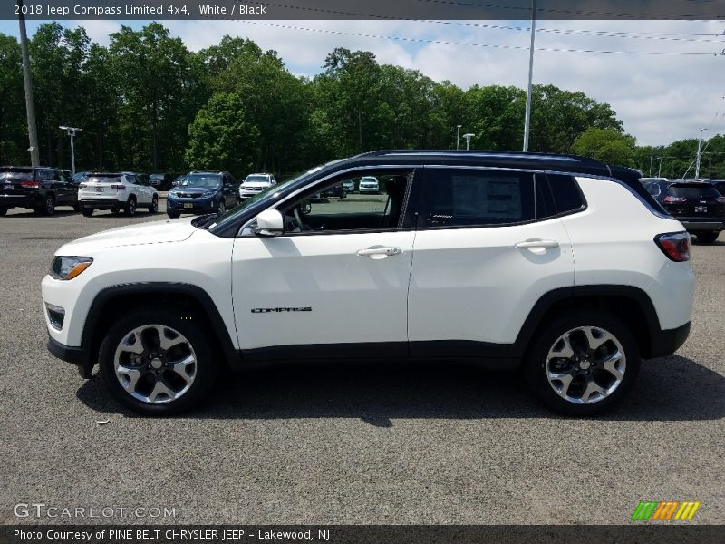 White / Black 2018 Jeep Compass Limited 4x4