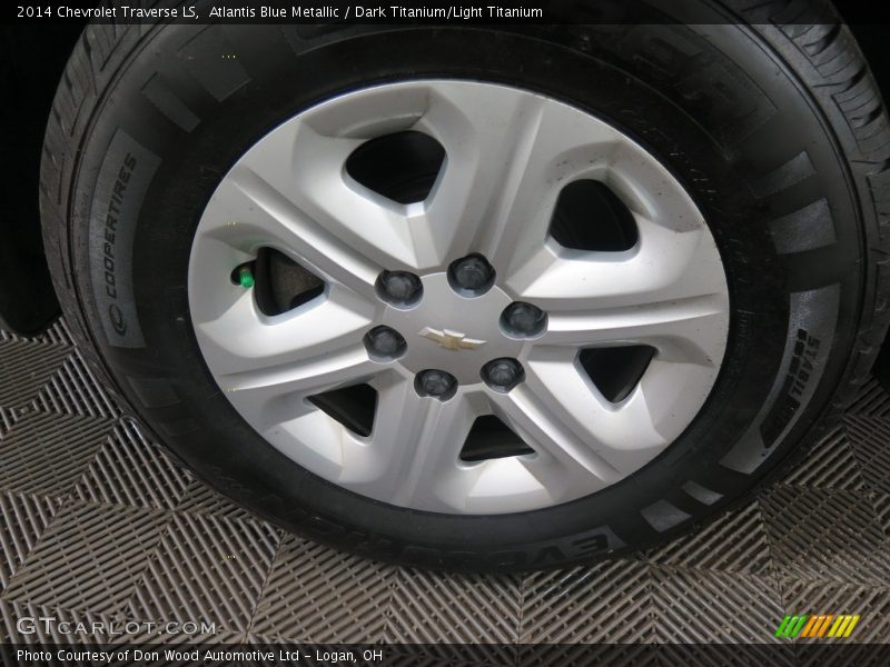 Atlantis Blue Metallic / Dark Titanium/Light Titanium 2014 Chevrolet Traverse LS