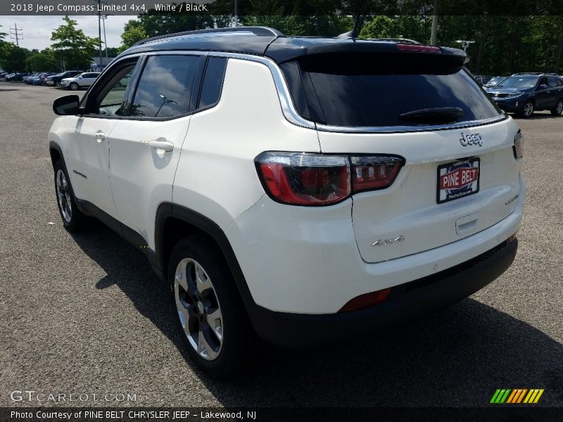 White / Black 2018 Jeep Compass Limited 4x4