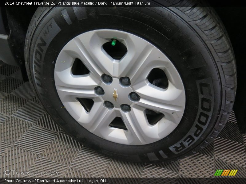 Atlantis Blue Metallic / Dark Titanium/Light Titanium 2014 Chevrolet Traverse LS