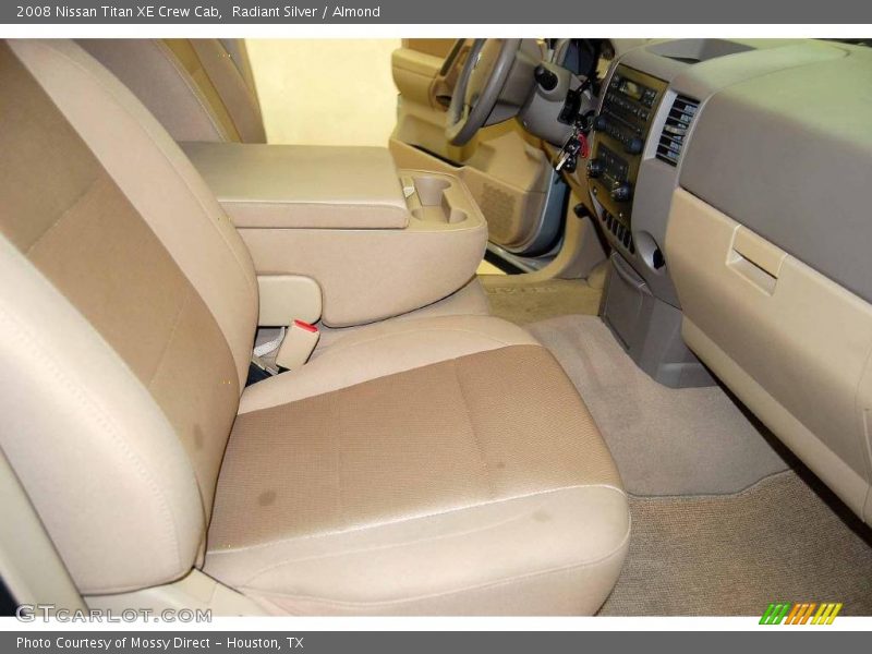 Radiant Silver / Almond 2008 Nissan Titan XE Crew Cab