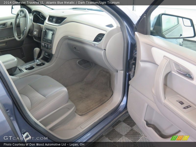 Atlantis Blue Metallic / Dark Titanium/Light Titanium 2014 Chevrolet Traverse LS