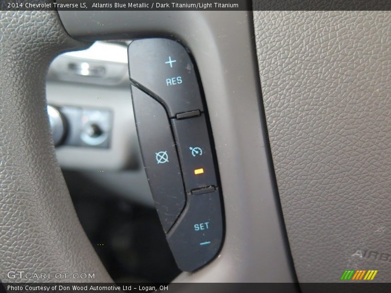 Atlantis Blue Metallic / Dark Titanium/Light Titanium 2014 Chevrolet Traverse LS