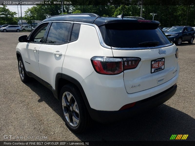 White / Black 2018 Jeep Compass Limited 4x4