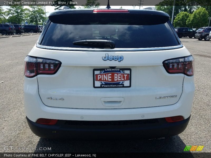 White / Black 2018 Jeep Compass Limited 4x4