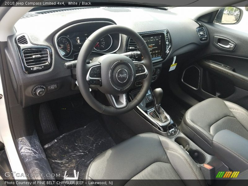 White / Black 2018 Jeep Compass Limited 4x4