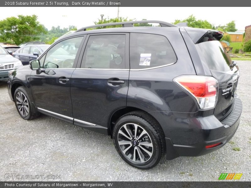 Dark Gray Metallic / Brown 2018 Subaru Forester 2.5i Touring