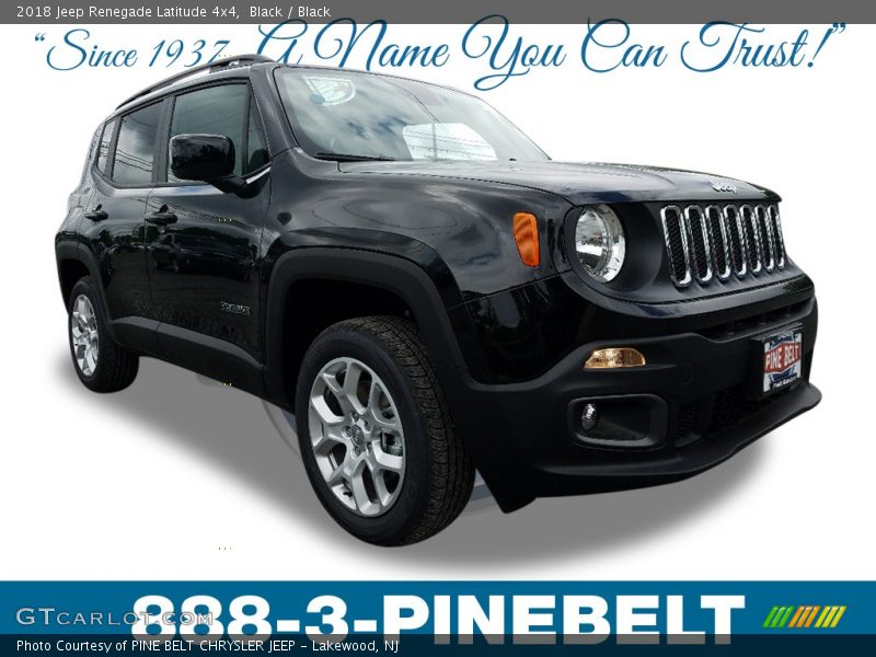 Black / Black 2018 Jeep Renegade Latitude 4x4