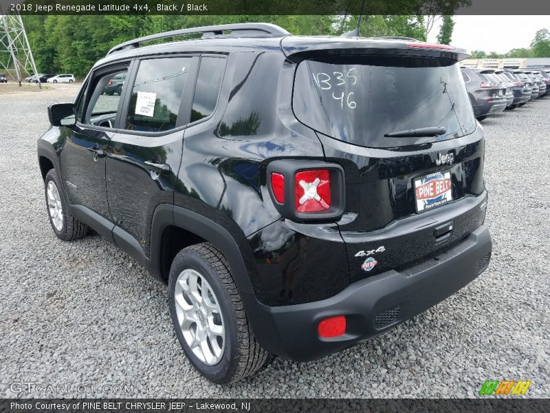Black / Black 2018 Jeep Renegade Latitude 4x4