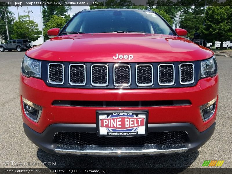 Redline Pearl / Black 2018 Jeep Compass Limited 4x4