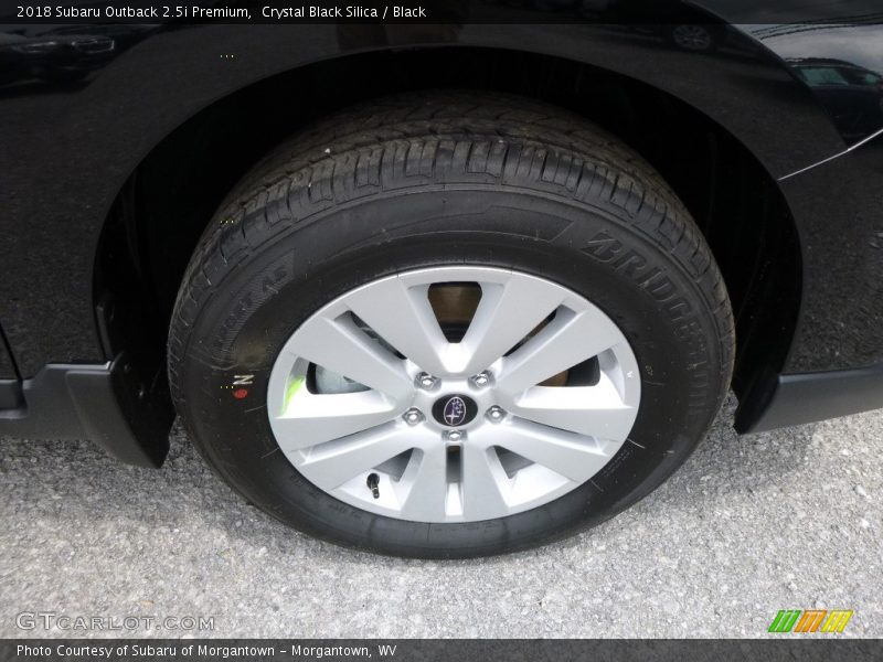 Crystal Black Silica / Black 2018 Subaru Outback 2.5i Premium