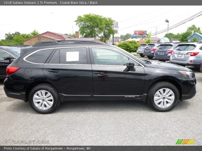 Crystal Black Silica / Black 2018 Subaru Outback 2.5i Premium