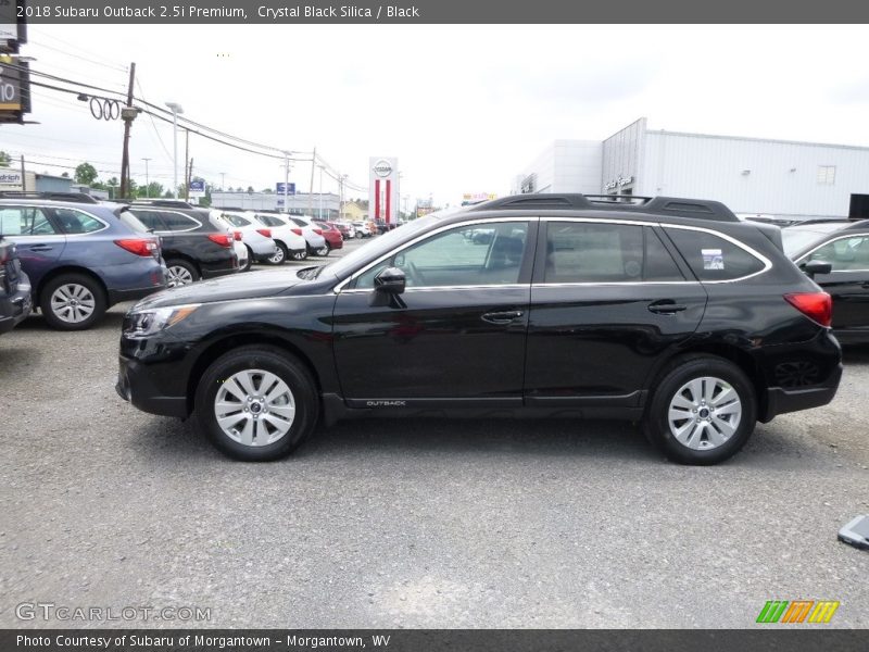 Crystal Black Silica / Black 2018 Subaru Outback 2.5i Premium