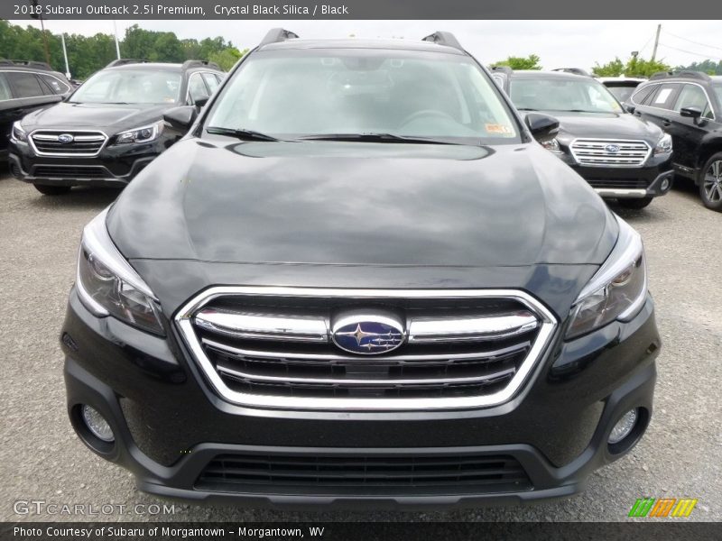 Crystal Black Silica / Black 2018 Subaru Outback 2.5i Premium