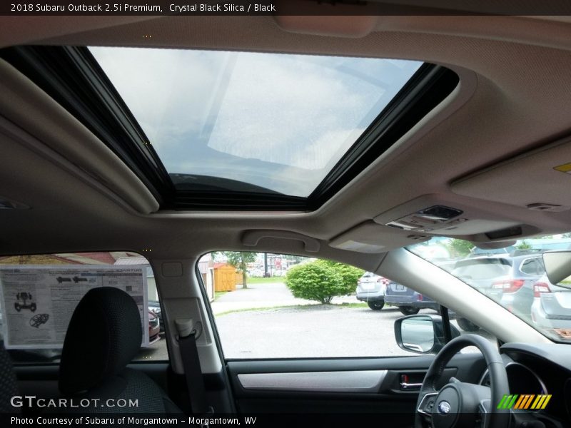 Crystal Black Silica / Black 2018 Subaru Outback 2.5i Premium