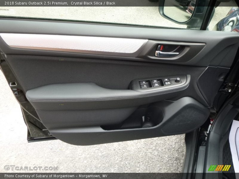Crystal Black Silica / Black 2018 Subaru Outback 2.5i Premium
