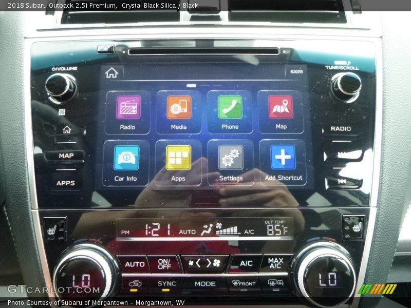 Crystal Black Silica / Black 2018 Subaru Outback 2.5i Premium