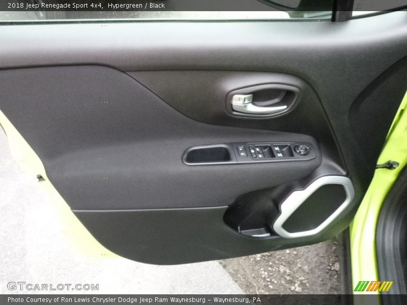 Hypergreen / Black 2018 Jeep Renegade Sport 4x4
