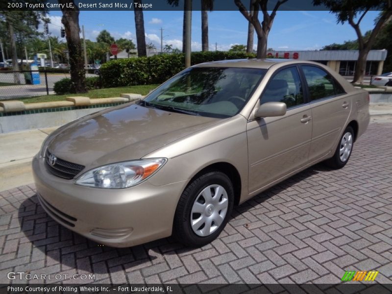 Desert Sand Mica / Taupe 2003 Toyota Camry LE