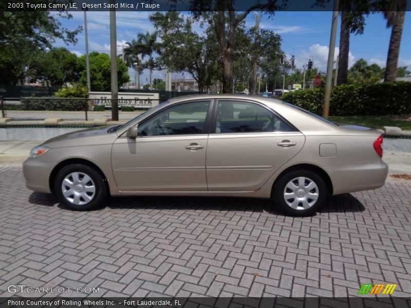Desert Sand Mica / Taupe 2003 Toyota Camry LE
