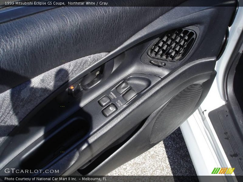 Northstar White / Gray 1999 Mitsubishi Eclipse GS Coupe