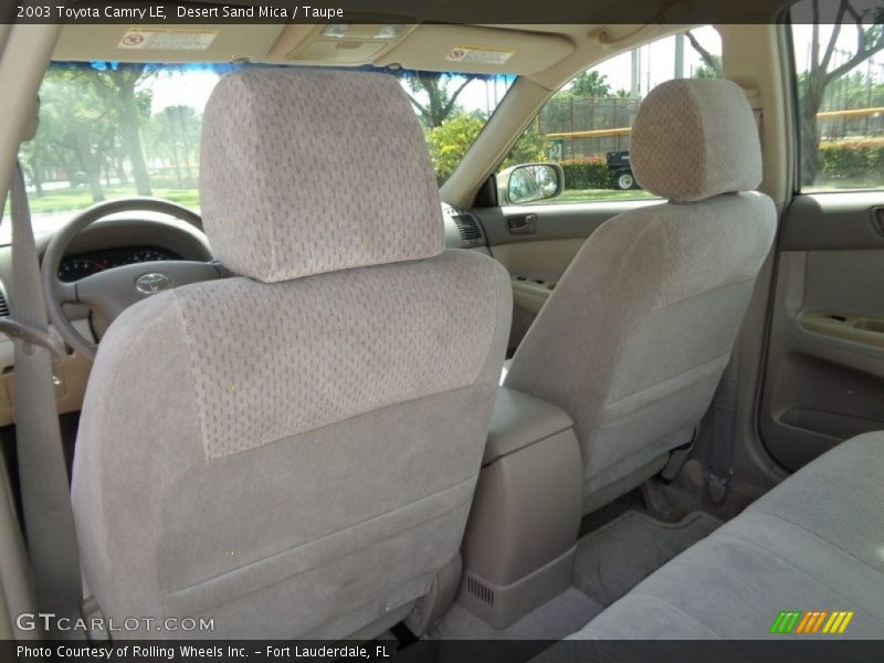 Desert Sand Mica / Taupe 2003 Toyota Camry LE